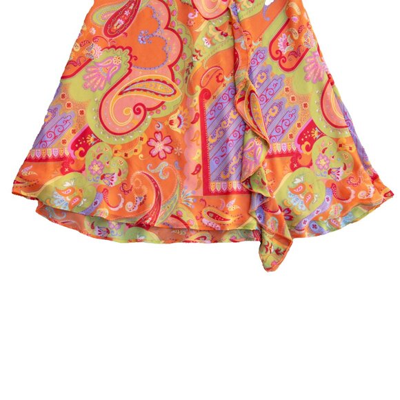 Funky Paisley Boho Midi Skirt - Picture 8 of 10